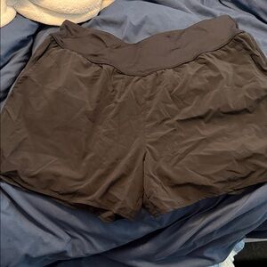 Women’s Black Athletic Shorts - Comfort Stretch Waistband